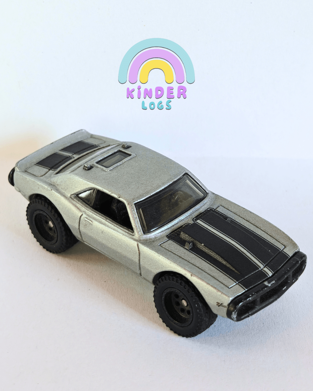 Premium Hot Wheels 1967 Chevy Camaro Offroad - Grey (Minor Paint Issue) - Kinder Logs