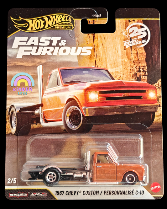 Premium Hot Wheels 1967 Chevy Custom C10 - F&F (Imported) - Kinder Logs