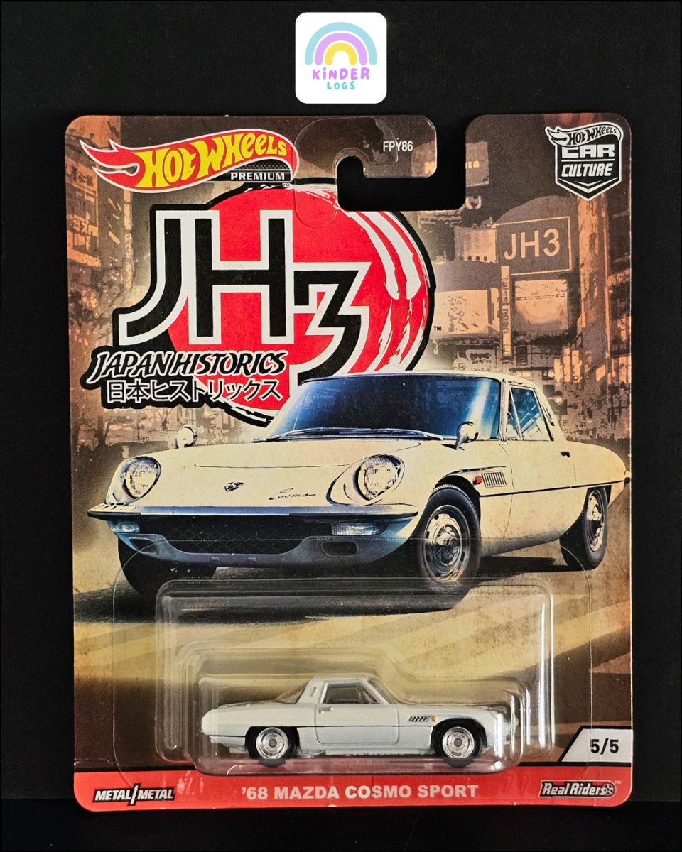 Premium Hot Wheels 1968 Mazda Cosmo Sport - Japan Historics 3 - Kinder Logs