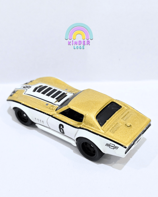 Premium Hot Wheels 1969 COPO Corvette - Gold (Uncarded) - Kinder Logs
