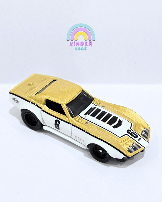 Premium Hot Wheels 1969 COPO Corvette - Gold (Uncarded) - Kinder Logs