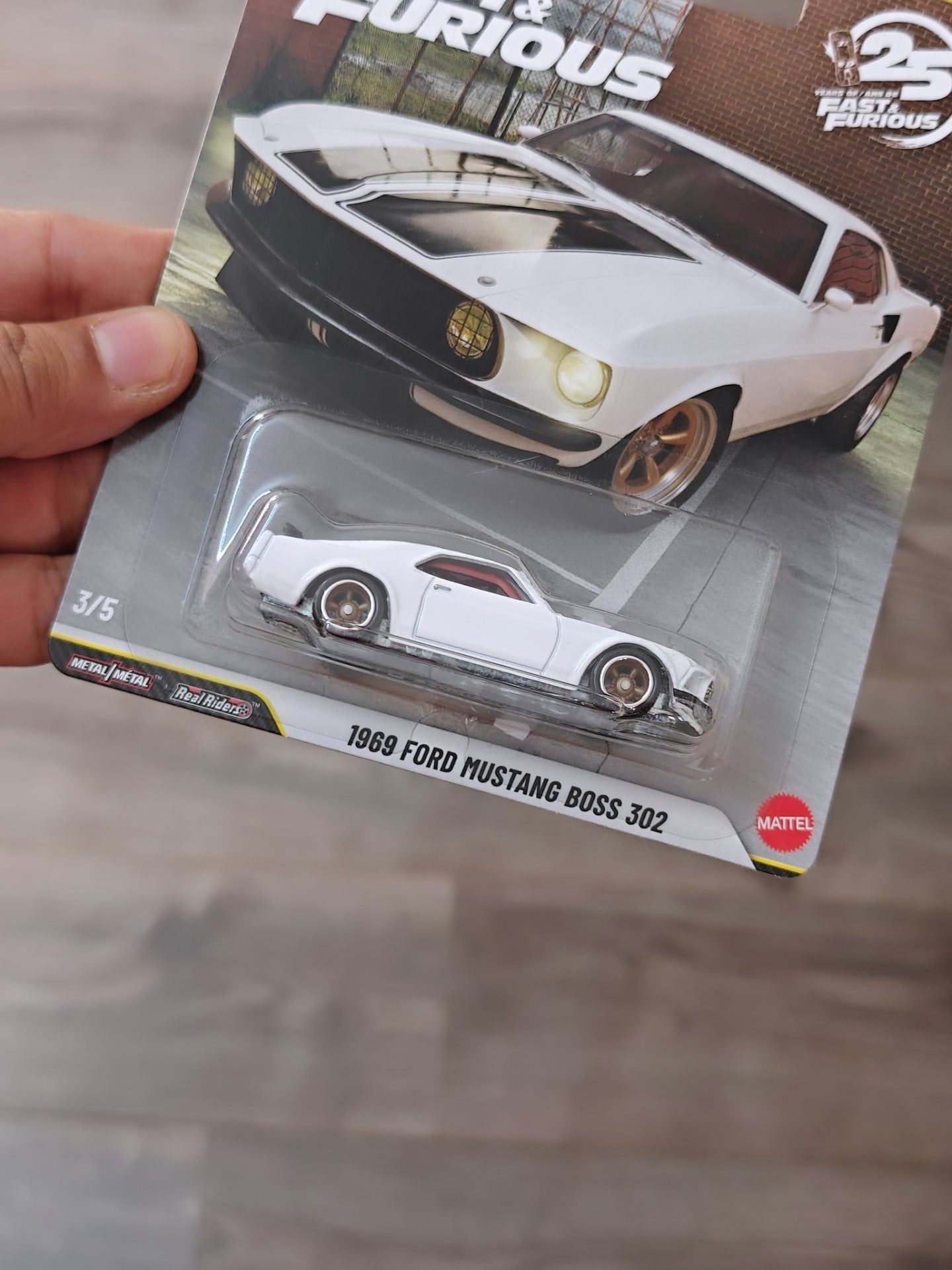 Premium Hot Wheels 1969 Ford Mustang Boss 302 - Fast And Furious (Imported) - Kinder Logs
