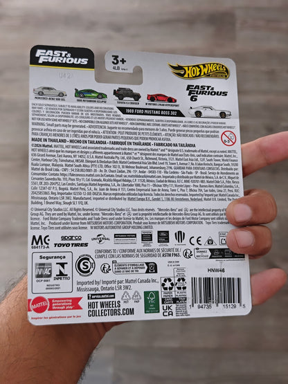 Premium Hot Wheels 1969 Ford Mustang Boss 302 - Fast And Furious (Imported) - Kinder Logs