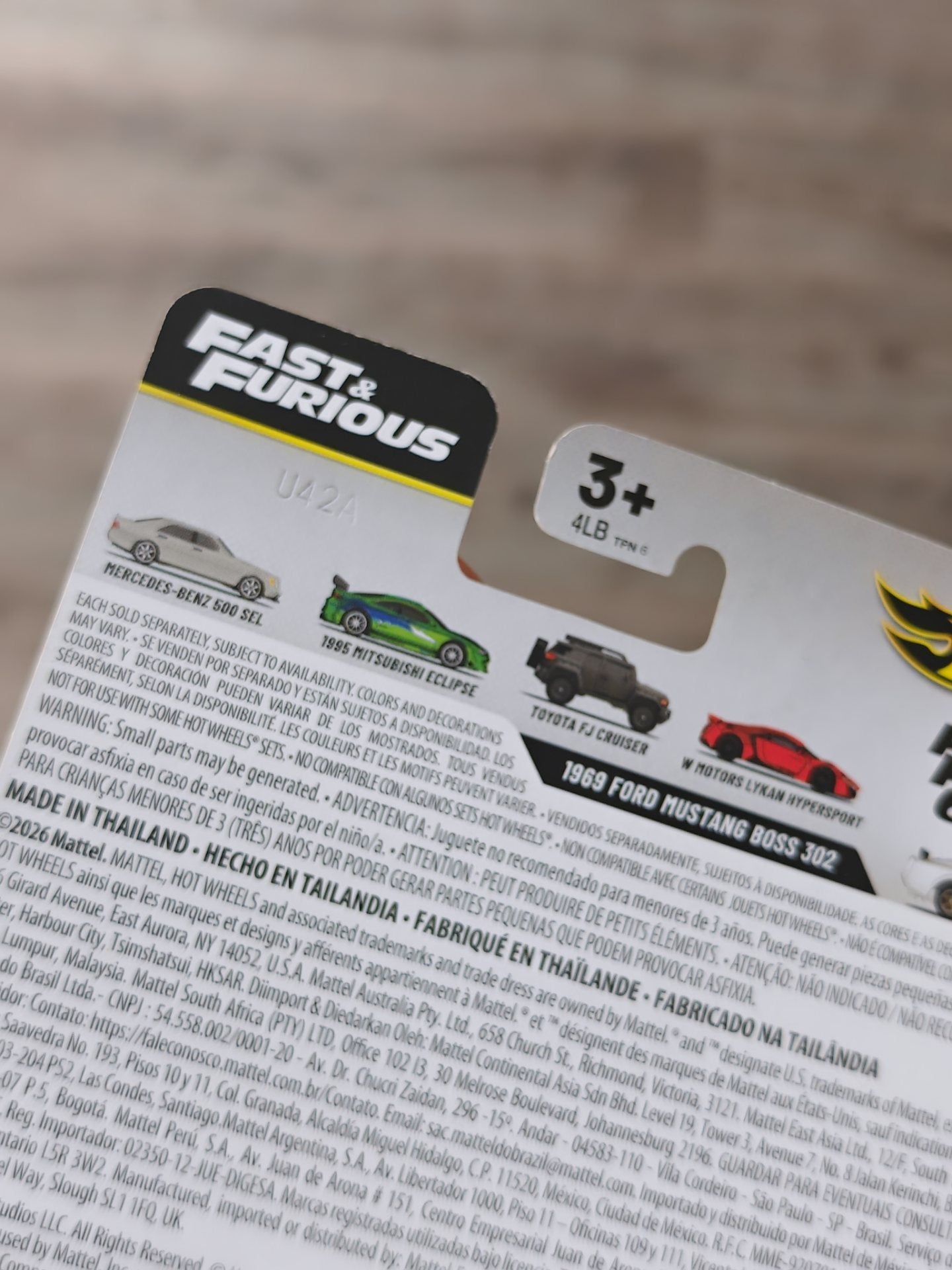 Premium Hot Wheels 1969 Ford Mustang Boss 302 - Fast And Furious (Imported) - Kinder Logs