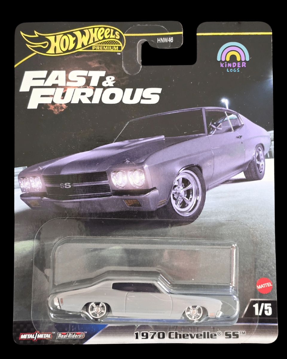 Premium Hot Wheels 1970 Chevelle SS - Fast And Furious - Kinder Logs