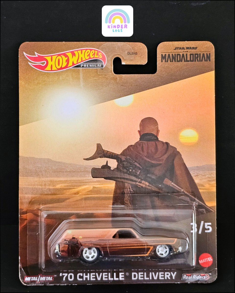 Premium Hot Wheels 1970 Chevrolet Chevelle Delivery - Star Wars The Mandalorian - Kinder Logs