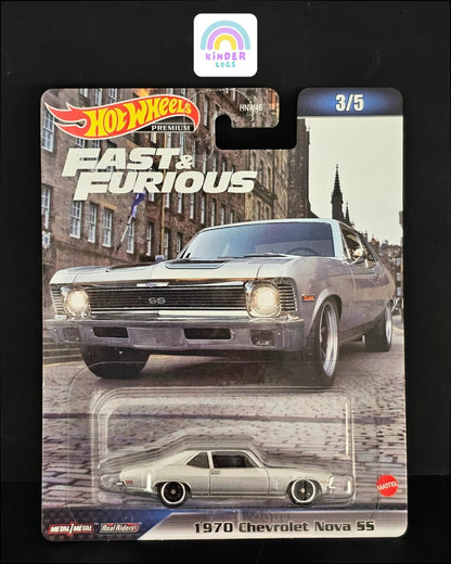 Premium Hot Wheels 1970 Chevrolet Nova SS - Kinder Logs