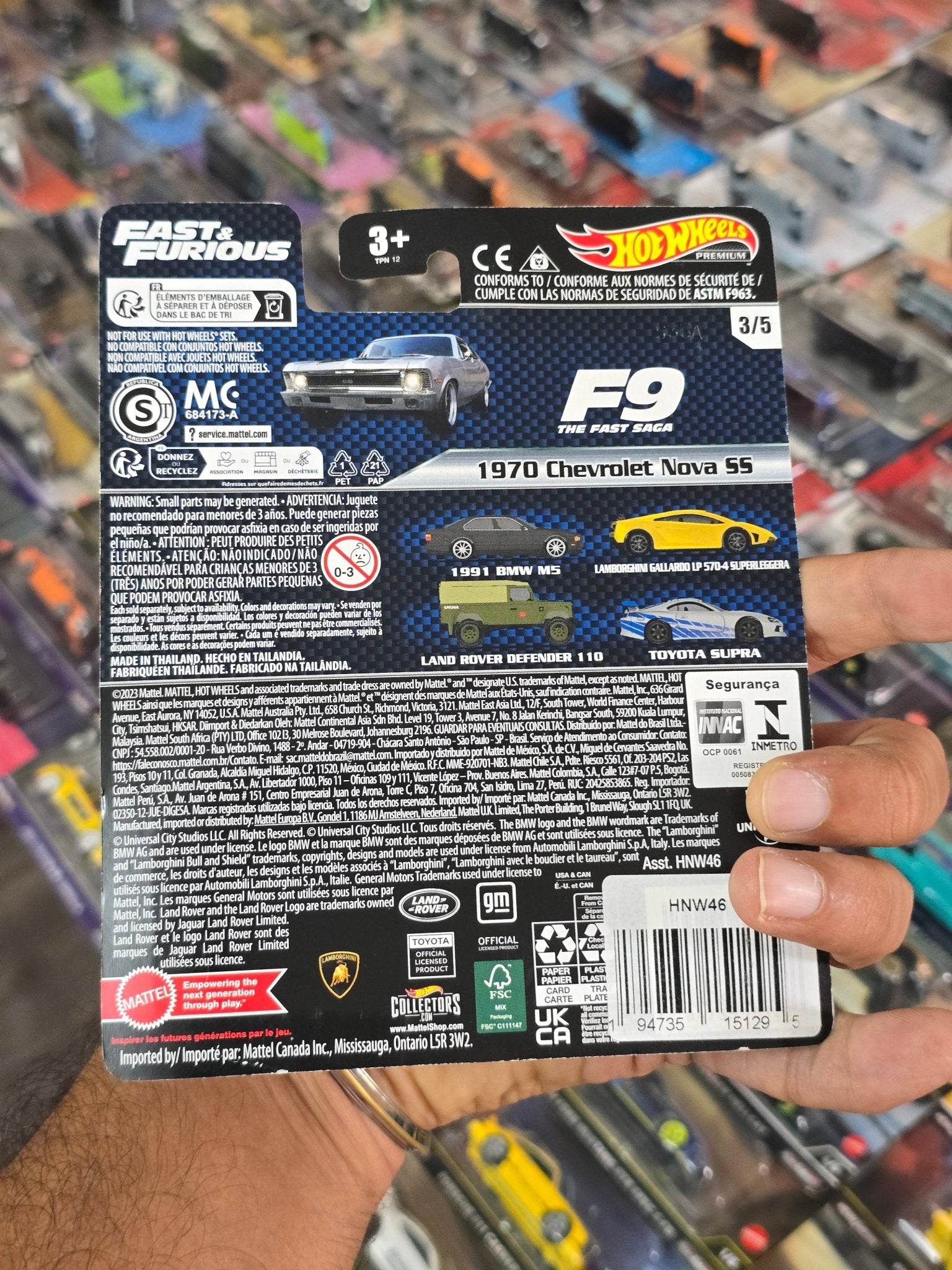 Premium Hot Wheels 1970 Chevrolet Nova SS (Imported) - Kinder Logs