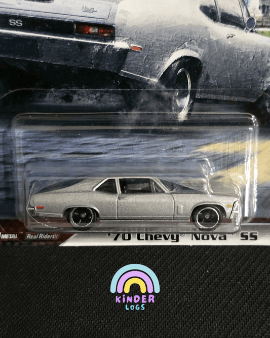 Premium Hot Wheels 1970 Chevy Nova SS - Fast & Furious (Fast Superstars) - Kinder Logs