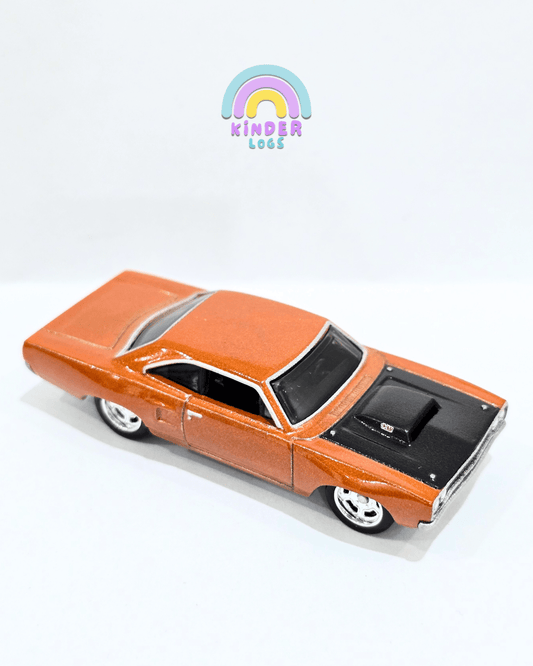 Premium Hot Wheels 1970 Custom Plymouth Roadrunner (Uncarded) - Kinder Logs