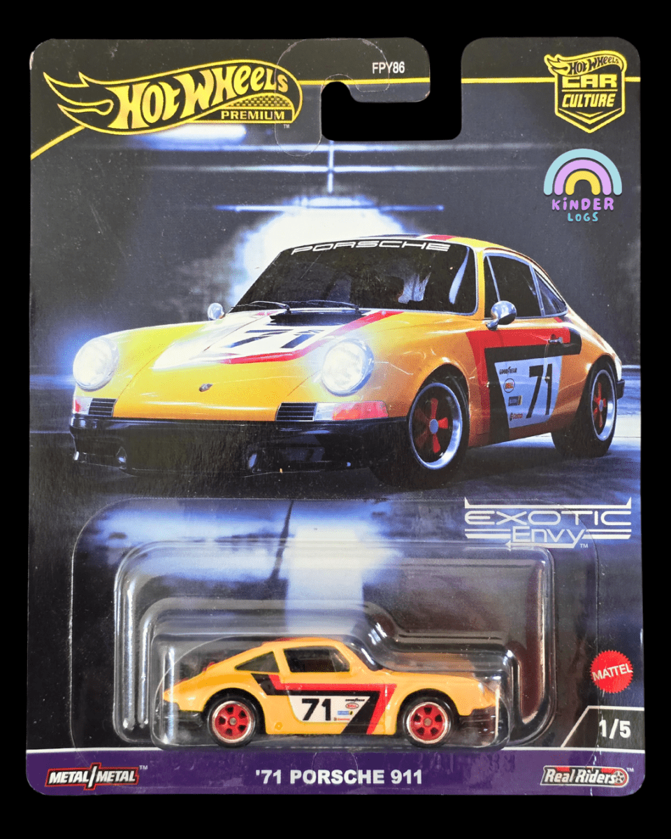 Premium Hot Wheels 1971 Porsche 911 - Exotic Envy - Kinder Logs