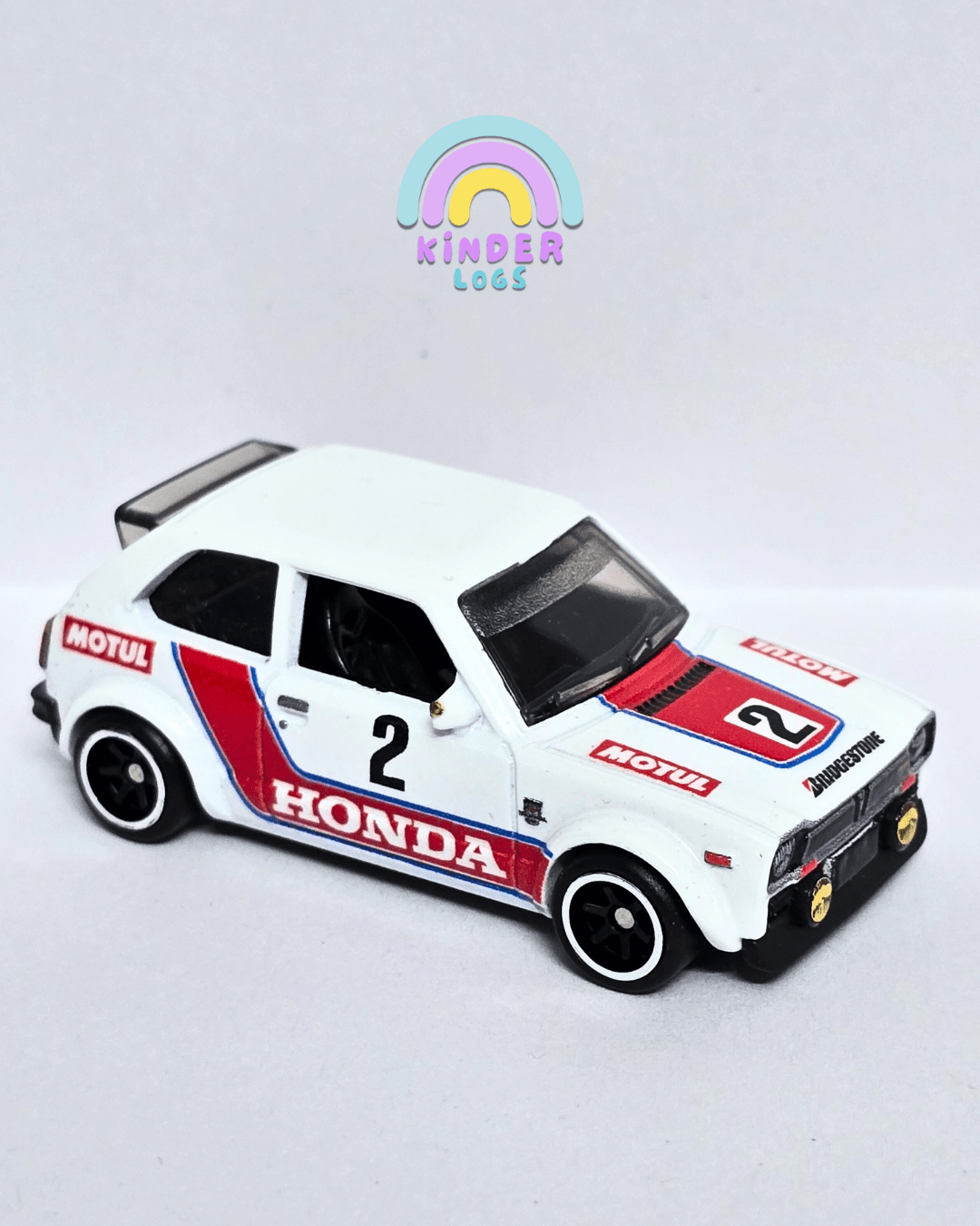Premium Hot Wheels 1973 Honda Civic Custom (Uncarded - New) - Kinder Logs