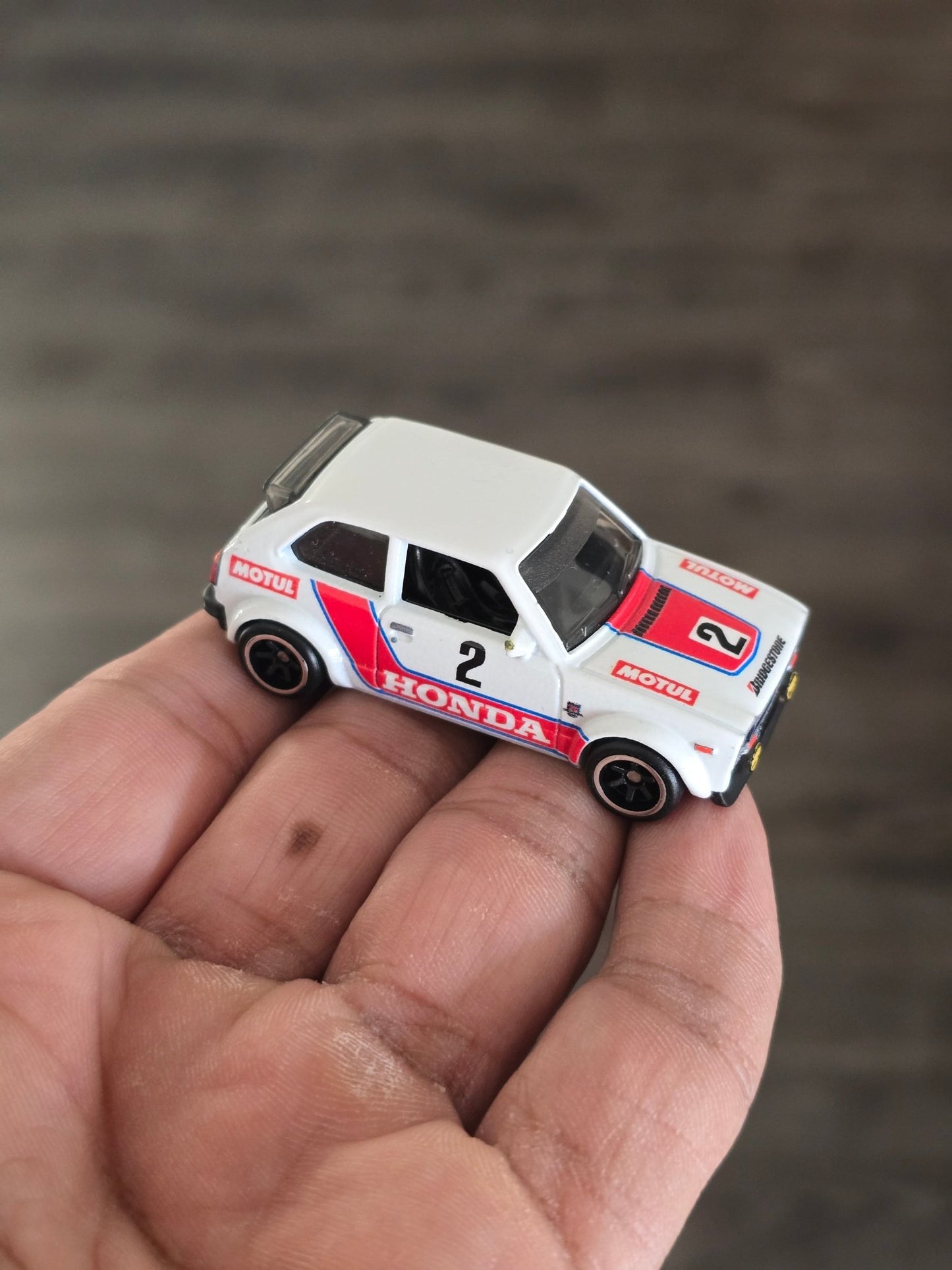 Premium Hot Wheels 1973 Honda Civic Custom (Uncarded - New) - Kinder Logs