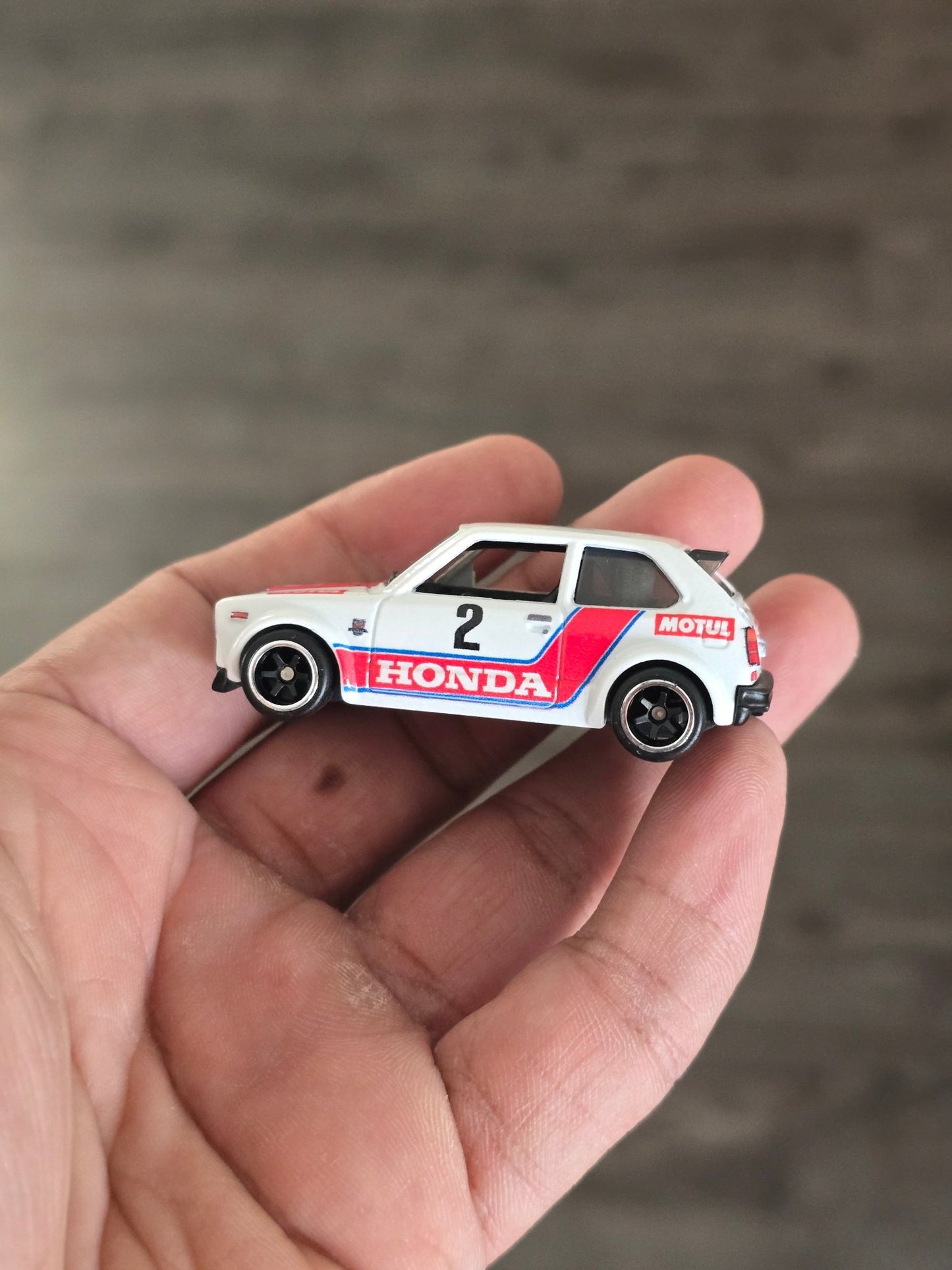 Premium Hot Wheels 1973 Honda Civic Custom (Uncarded - New) - Kinder Logs