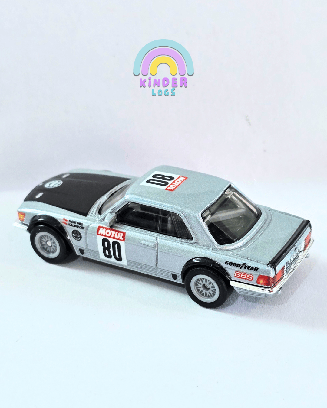 Premium Hot Wheels 1980 Mercedes - Benz 500 SLC Rallye (Uncarded - New) - Kinder Logs