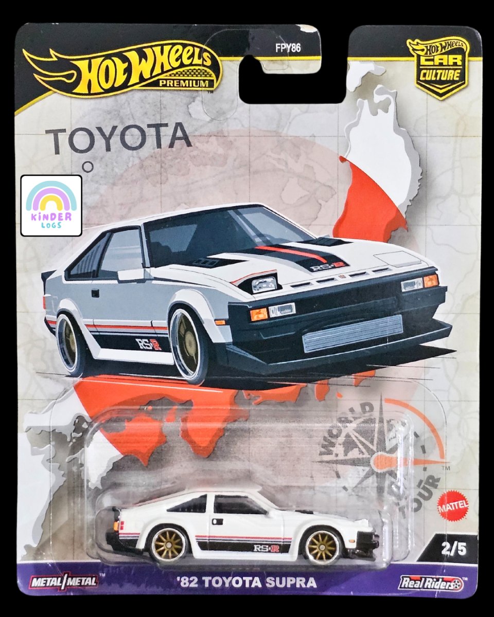 Premium Hot Wheels 1982 Toyota Supra - Kinder Logs