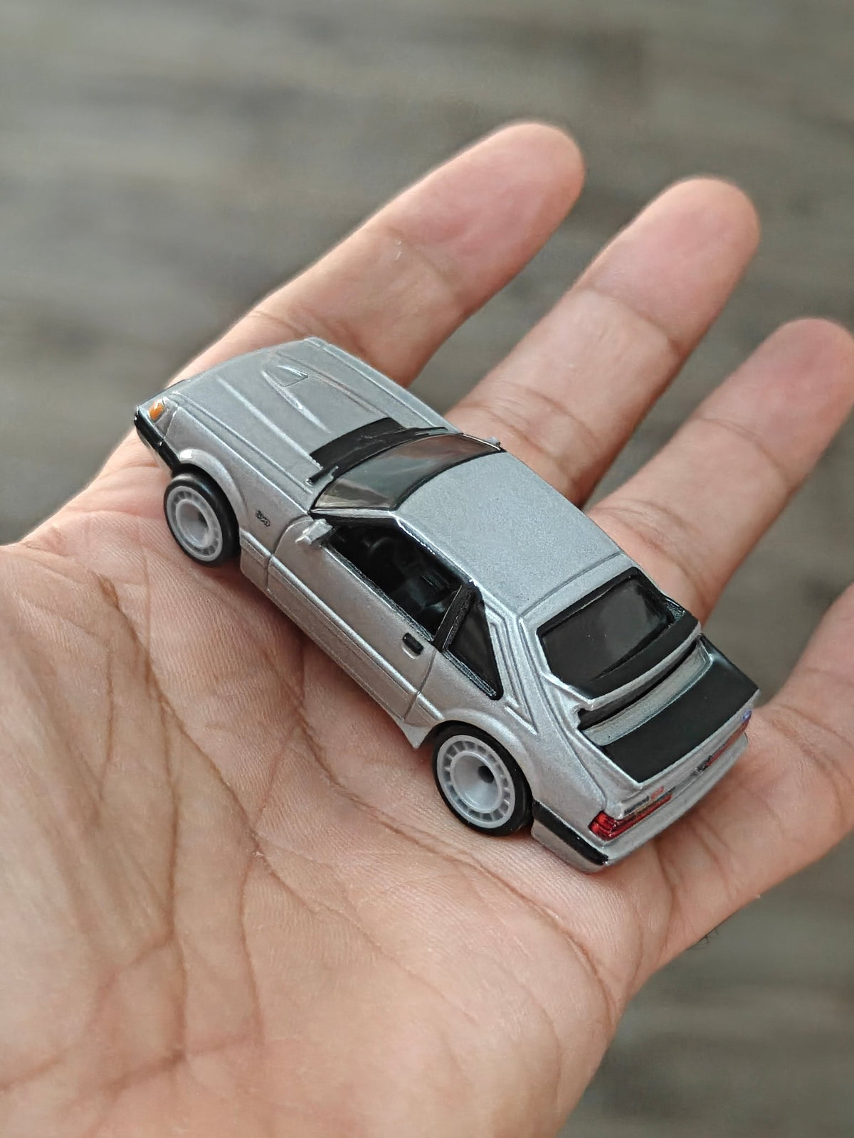 Premium Hot Wheels 1984 Ford Mustang SVO (Uncarded - New) - Kinder Logs
