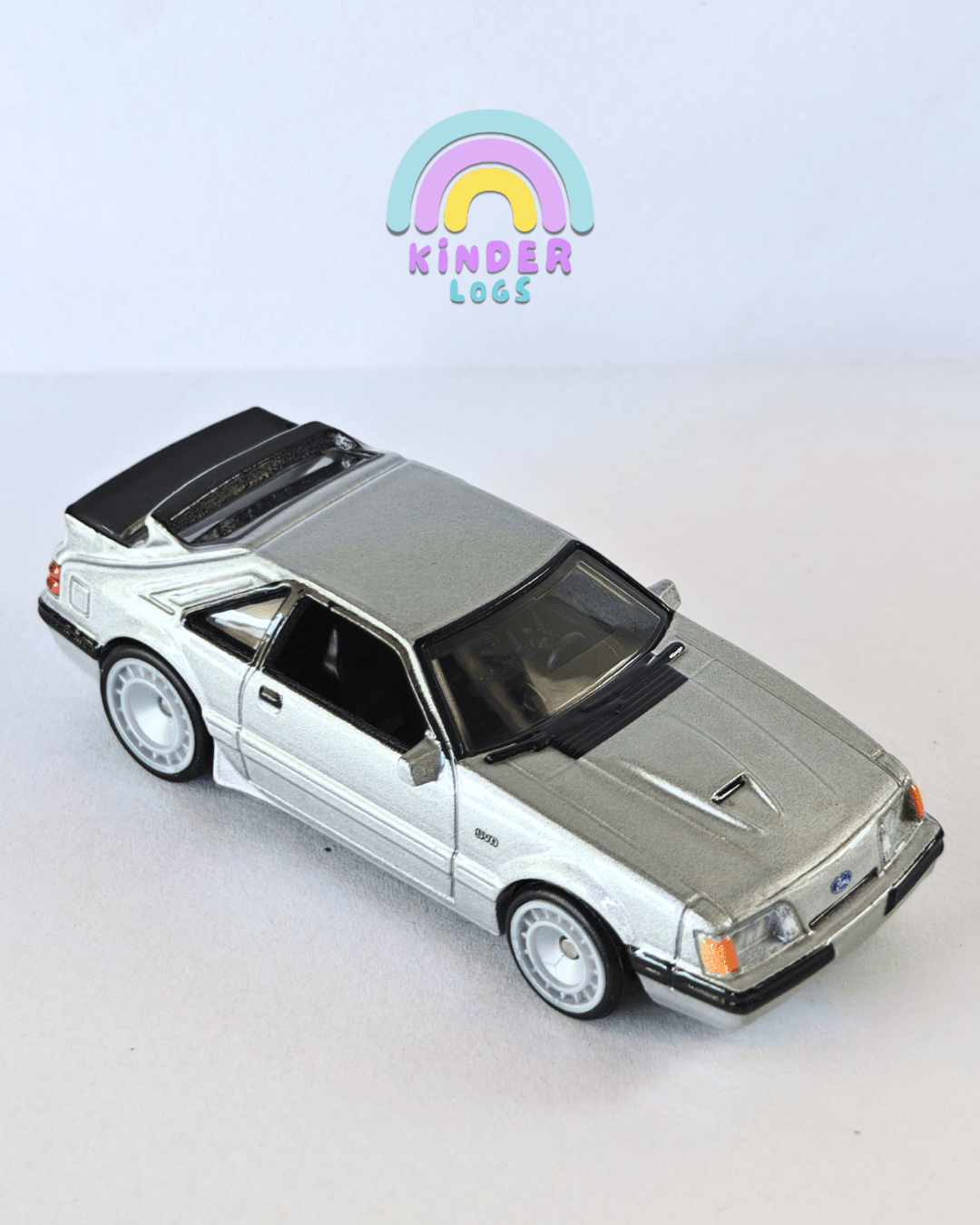 Premium Hot Wheels 1984 Ford Mustang SVO (Uncarded - New) - Kinder Logs