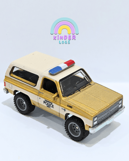 Premium Hot Wheels 1985 Chevrolet K5 Blazer 'Stranger Things' (Uncarded - New) - Kinder Logs