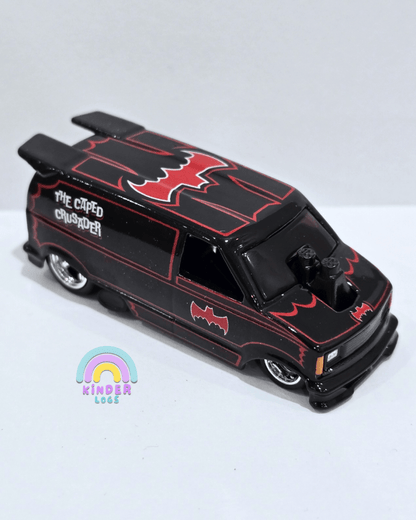 Premium Hot Wheels 1985 Chevy Astro Van - Batman (Uncarded) - Kinder Logs