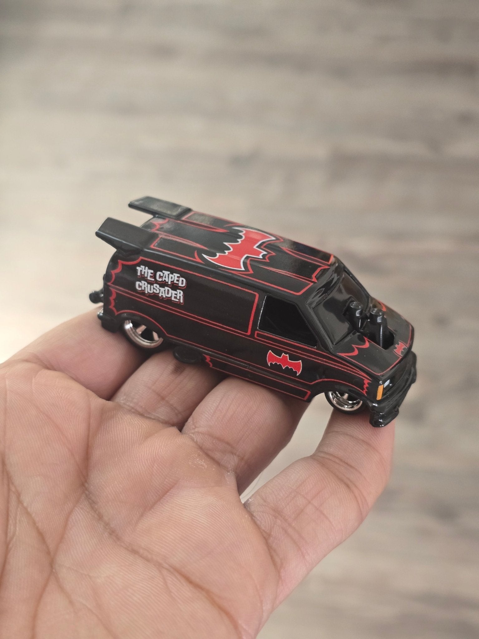 Premium Hot Wheels 1985 Chevy Astro Van - Batman (Uncarded - New) - Kinder Logs