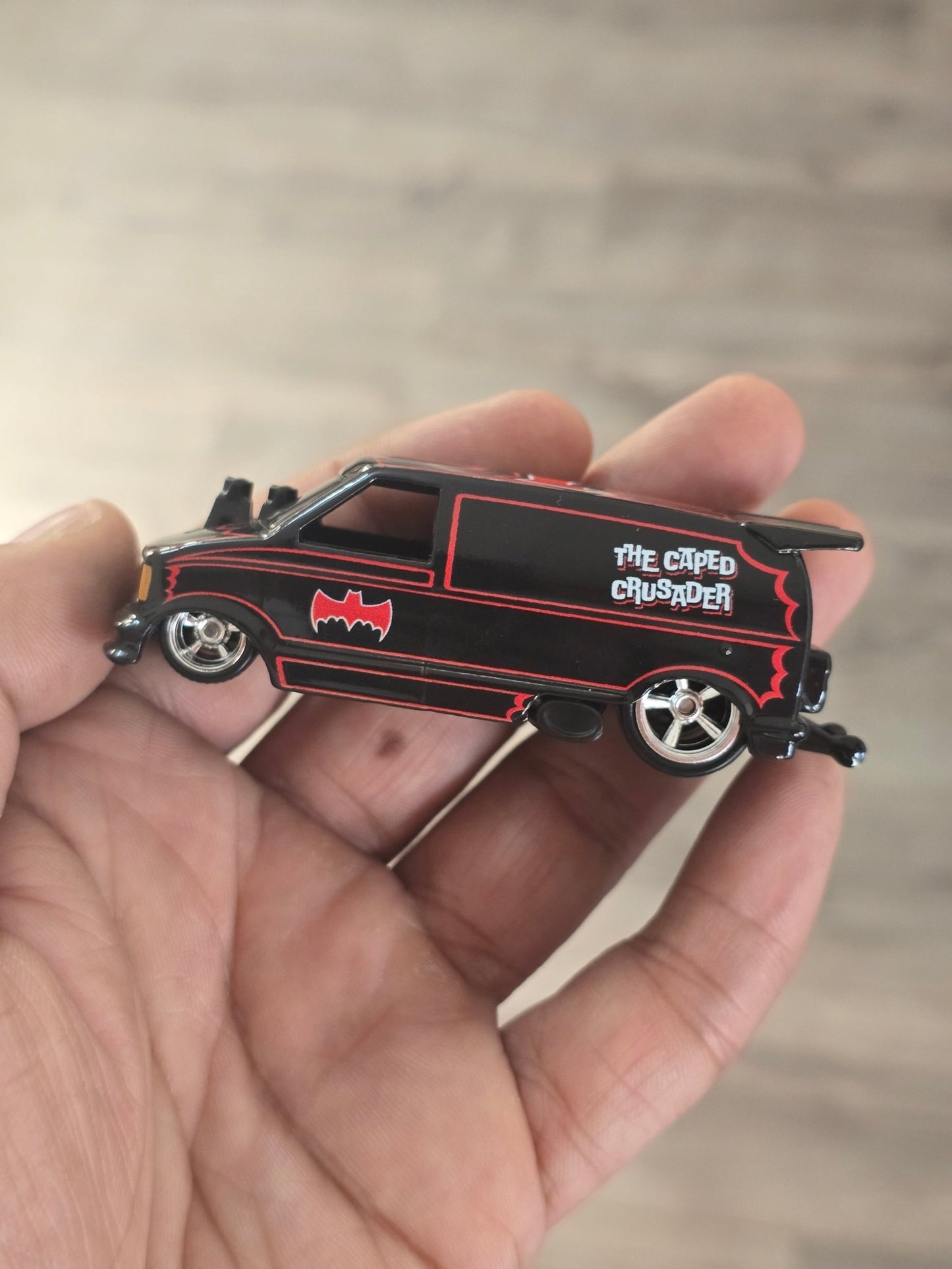 Premium Hot Wheels 1985 Chevy Astro Van - Batman (Uncarded - New) - Kinder Logs