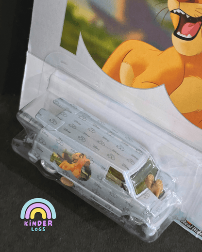Premium Hot Wheels 1985 Chevy Astro Van - Disney 100 Edition (Simba) - Kinder Logs