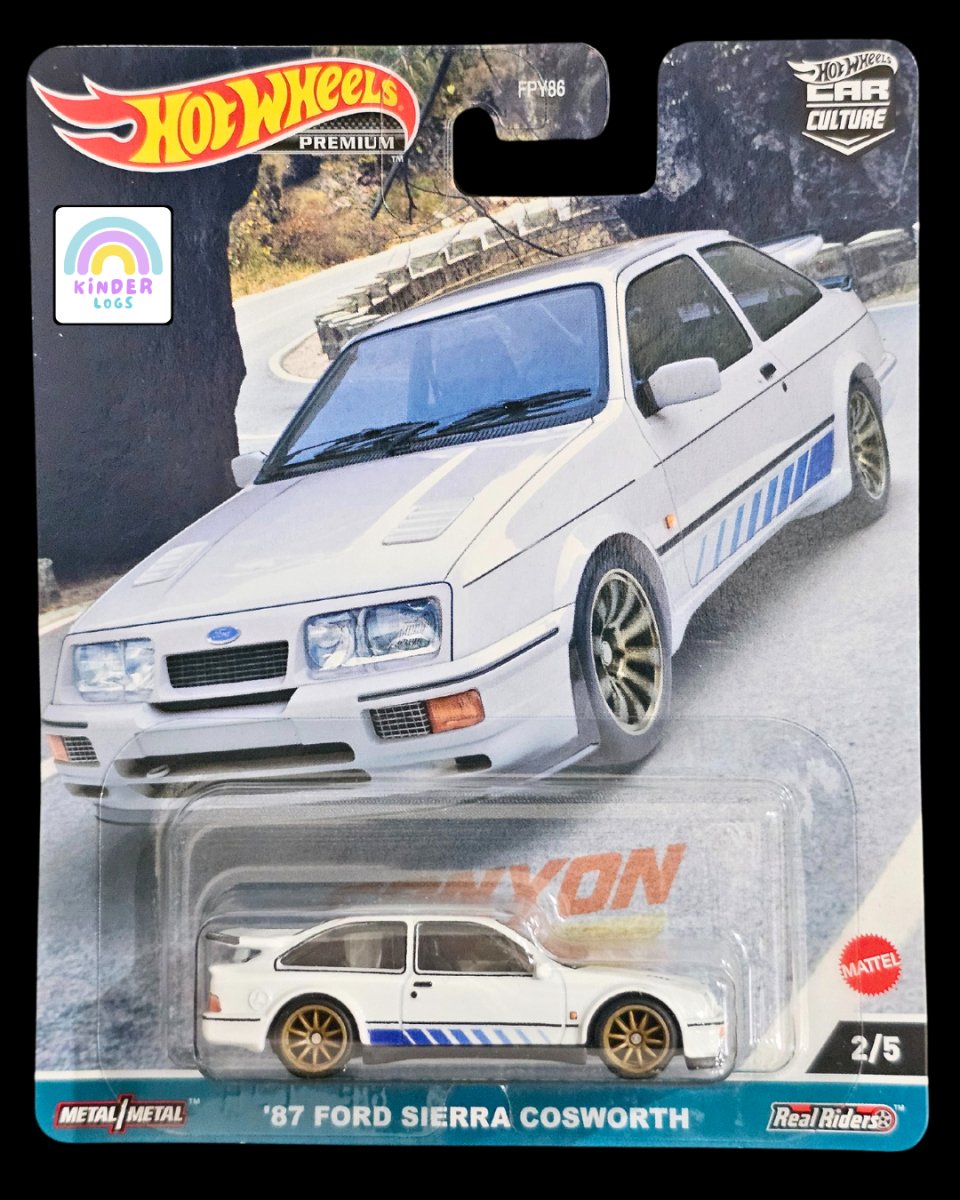 Premium Hot Wheels 1987 Ford Sierra Cosworth - Kinder Logs