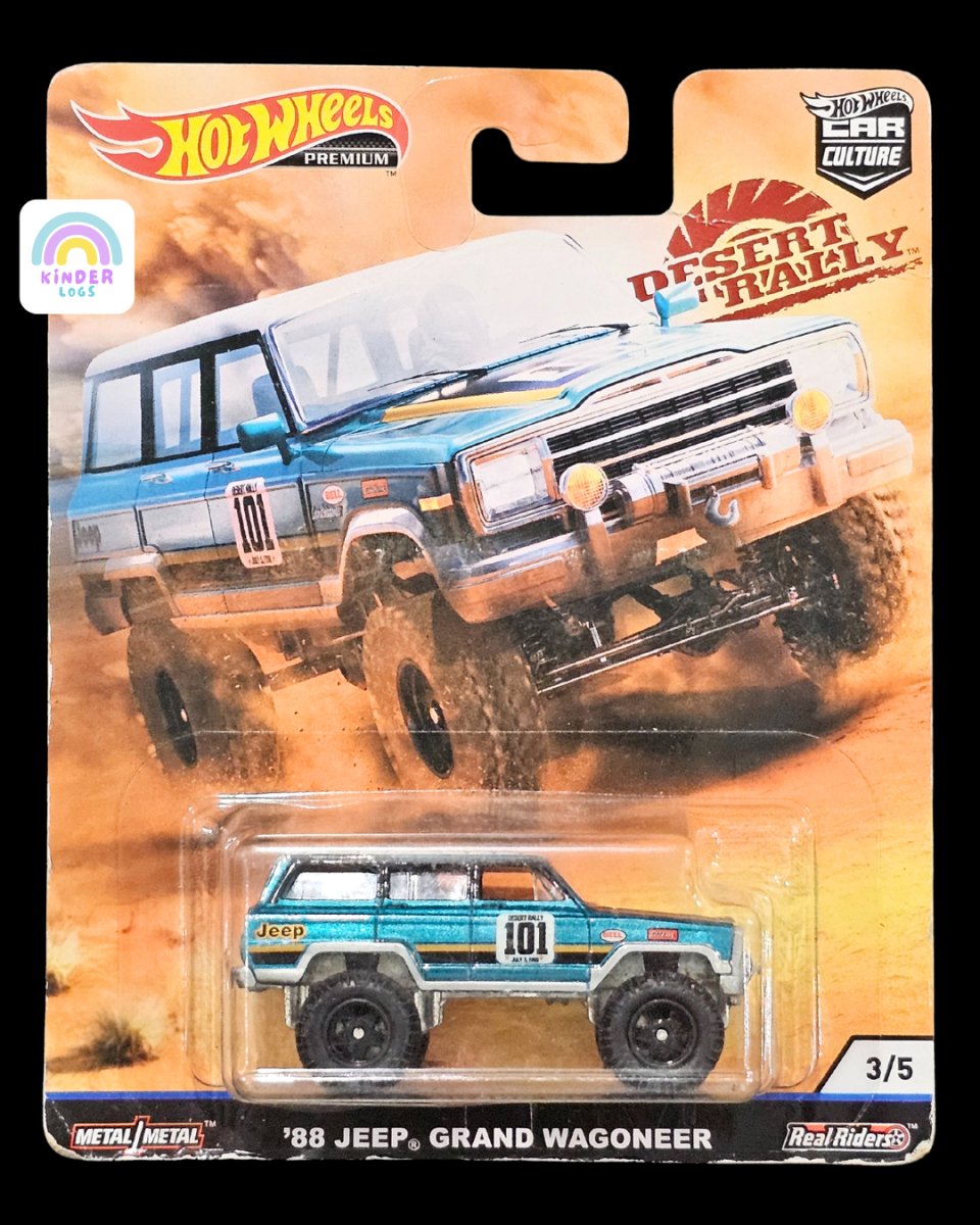 Premium Hot Wheels 1988 Jeep Grand Wagoneer - Kinder Logs
