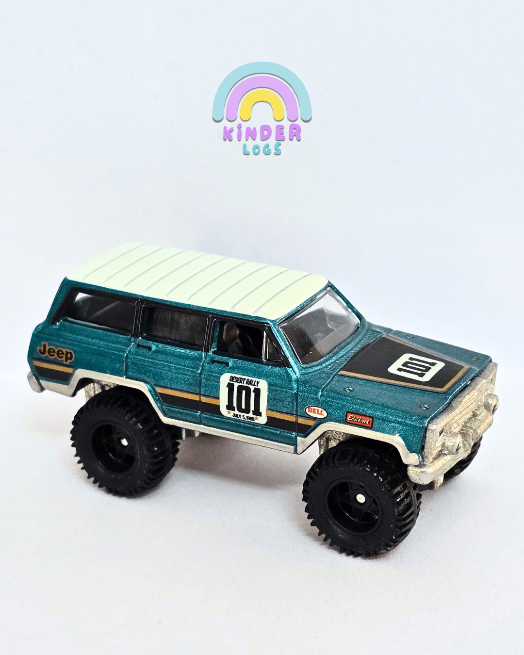 Premium Hot Wheels 1988 Jeep Grand Wagoneer (Uncarded - New) - Kinder Logs