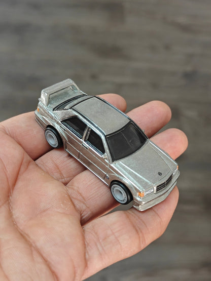 Premium Hot Wheels 1990 Mercedes 190 E 2.5 - 16 Evolution II (Uncarded - New) - Kinder Logs