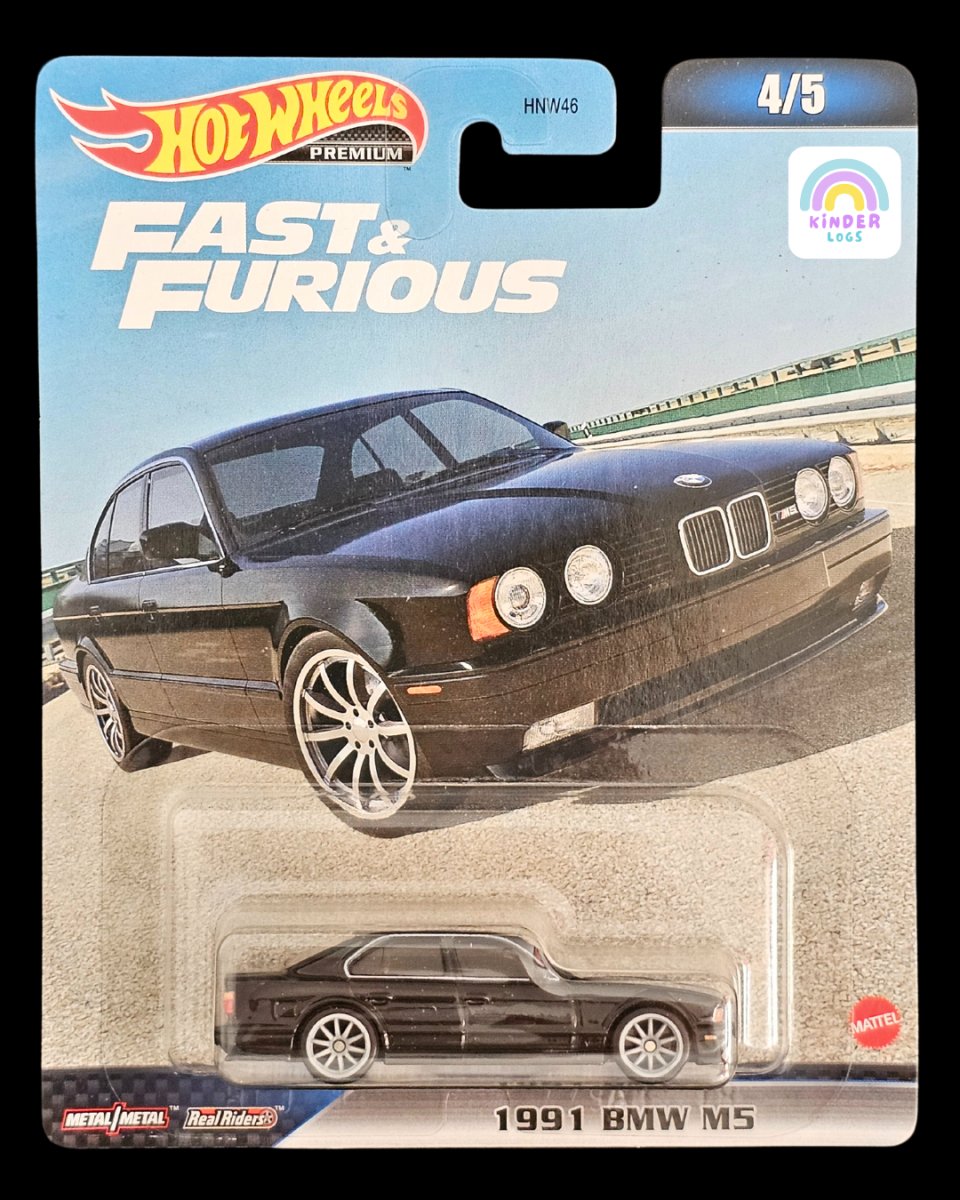 Premium Hot Wheels 1991 BMW M5 - Fast And Furious - Kinder Logs