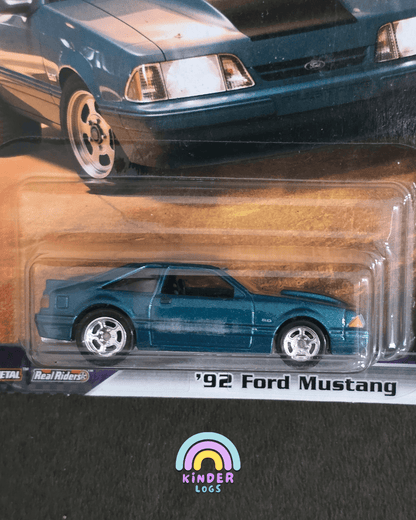 Premium Hot Wheels 1992 Ford Mustang - Fast Stars - F&F (Imported) - Kinder Logs