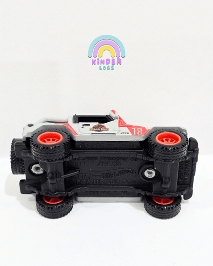 Premium Hot Wheels 1992 Jeep Wrangler Sahara (Uncarded) - Kinder Logs