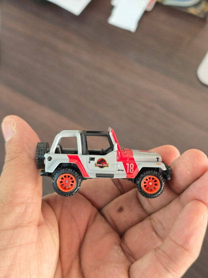 Premium Hot Wheels 1992 Jeep Wrangler Sahara (Uncarded) - Kinder Logs
