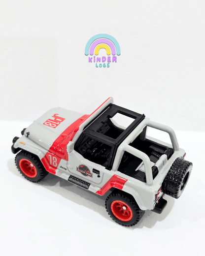 Premium Hot Wheels 1992 Jeep Wrangler Sahara (Uncarded) - Kinder Logs