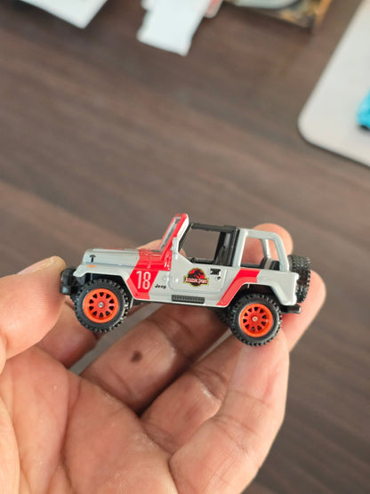 Premium Hot Wheels 1992 Jeep Wrangler Sahara (Uncarded) - Kinder Logs