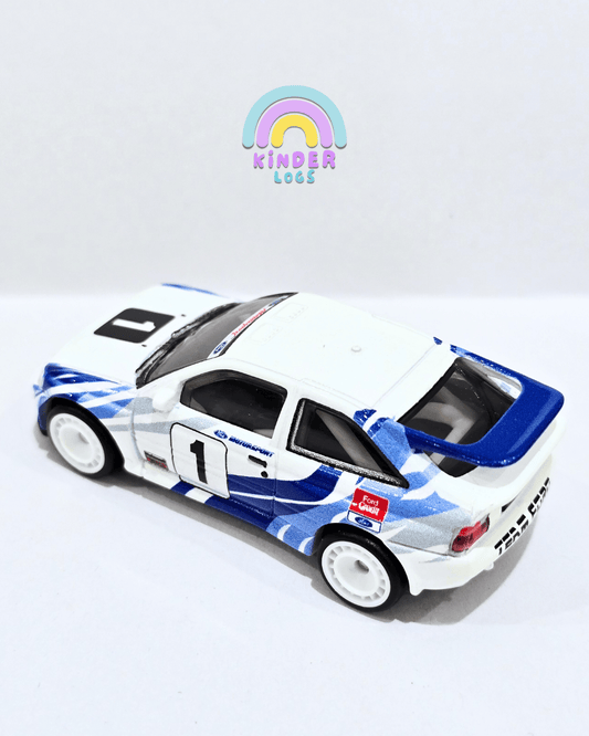 Premium Hot Wheels 1993 Ford Escort RS Cosworth - White (Uncarded) - Kinder Logs