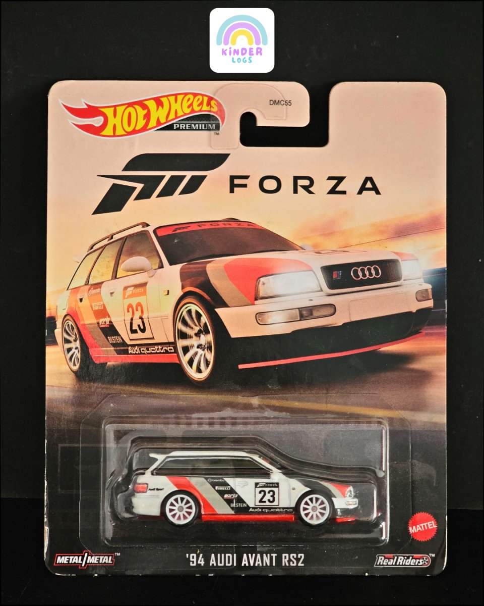 Premium Hot Wheels 1994 Audi Avant RS2 - XBox Forza - Kinder Logs