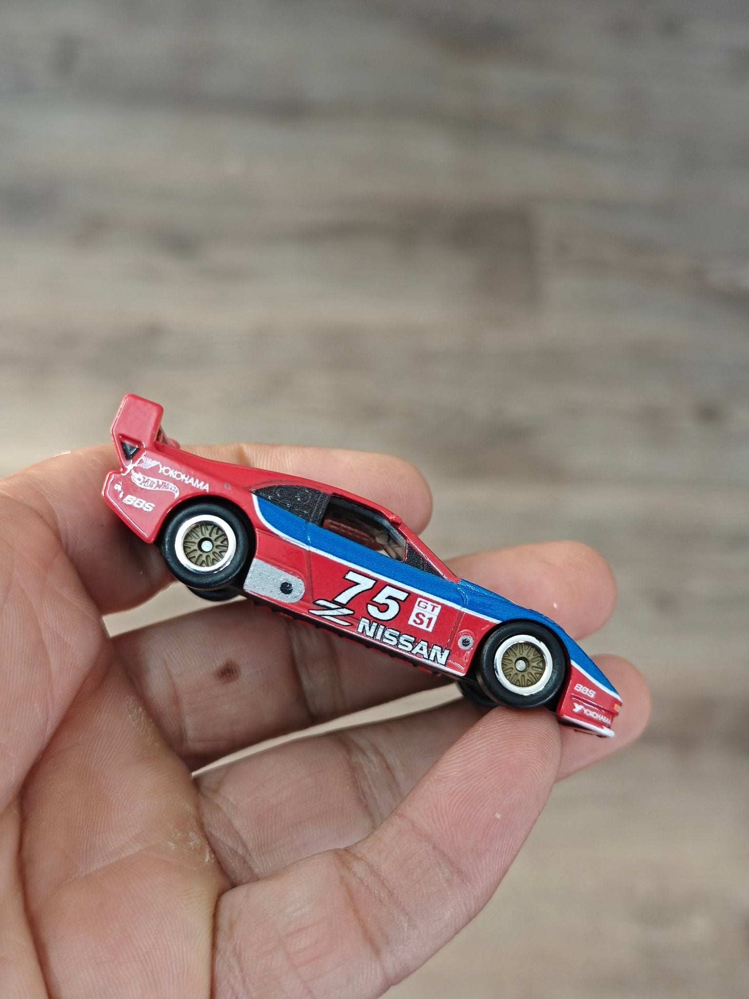 Premium Hot Wheels 1994 Nissan 300 ZX GTS - Red (Uncarded - New) - Kinder Logs