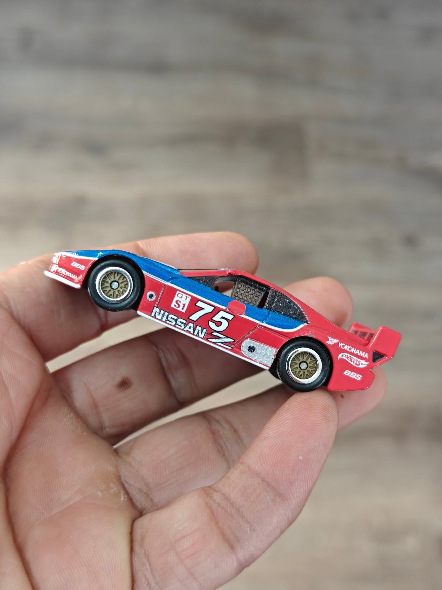 Premium Hot Wheels 1994 Nissan 300 ZX GTS - Red (Uncarded - New) - Kinder Logs