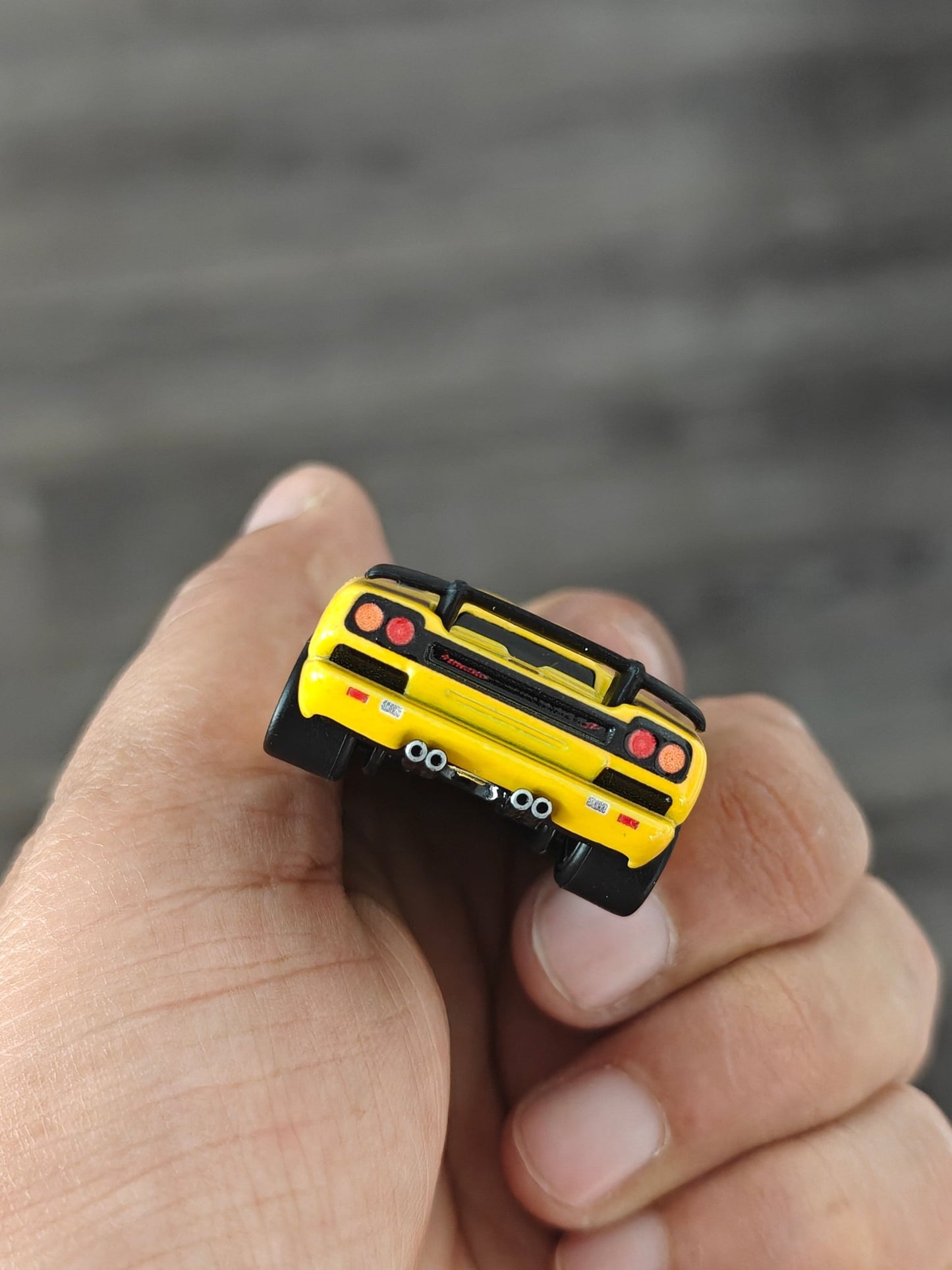 Premium Hot Wheels 1995 Lamborghini Diablo SV - Yellow (Uncarded - New) - Kinder Logs
