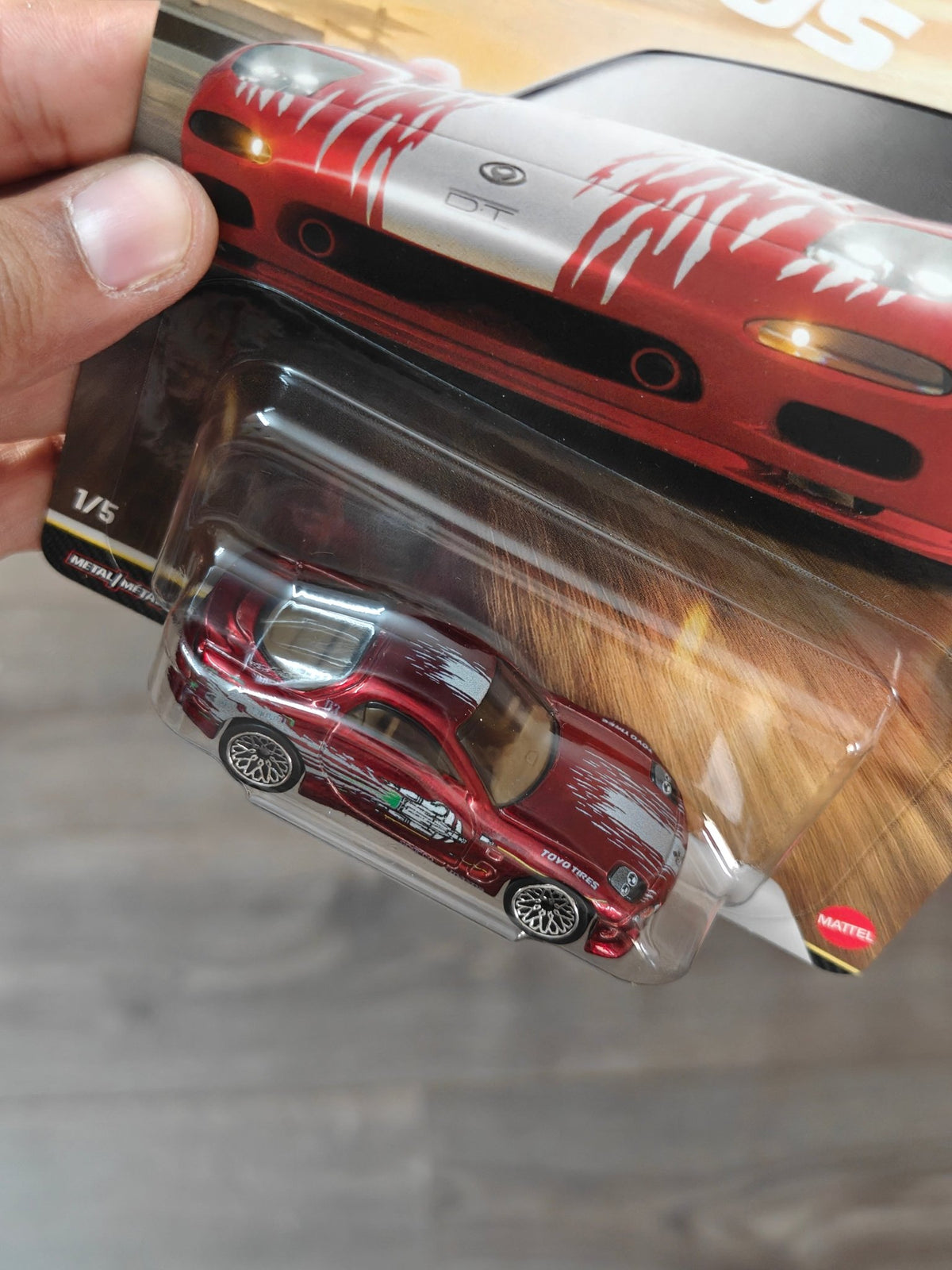 Premium Hot Wheels 1995 Mazda RX-7 - Fast & Furious 25 Years (Imported) - Kinder Logs