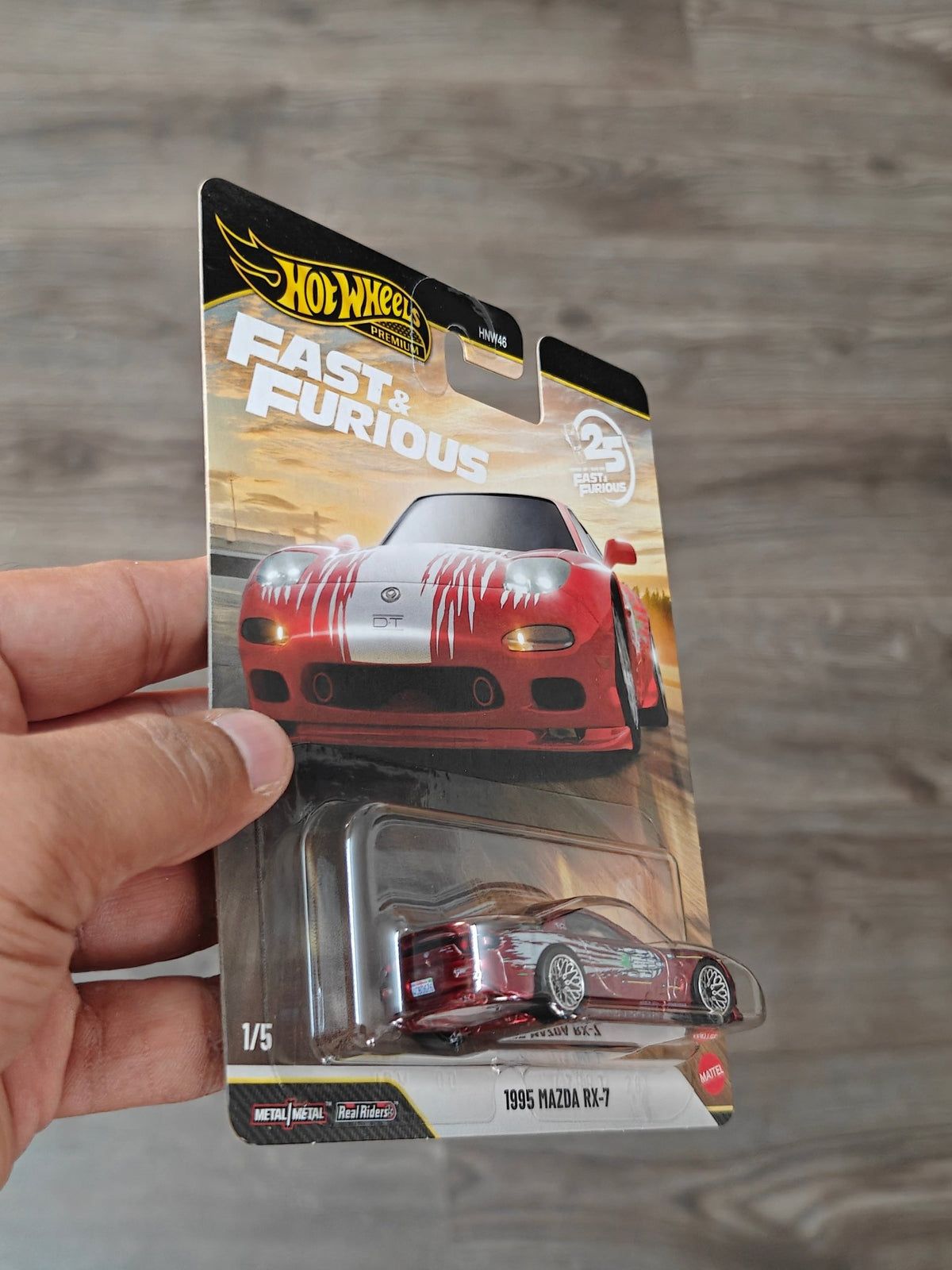 Premium Hot Wheels 1995 Mazda RX-7 - Fast & Furious 25 Years (Imported) - Kinder Logs