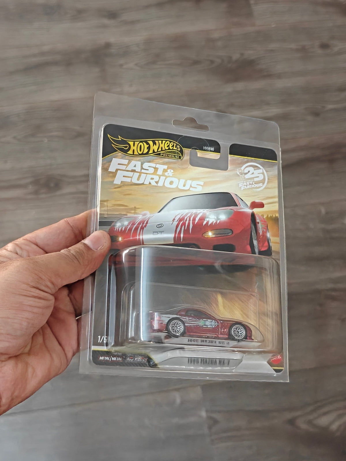 Premium Hot Wheels 1995 Mazda RX-7 - Fast & Furious 25 Years (Imported) - Kinder Logs