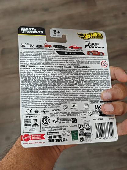 Premium Hot Wheels 1995 Mazda RX-7 - Fast & Furious 25 Years (Imported) - Kinder Logs