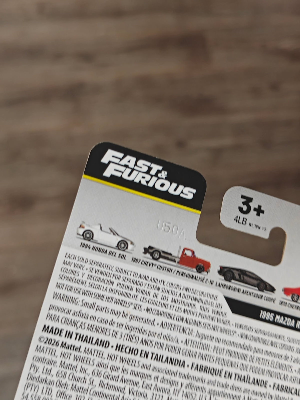 Premium Hot Wheels 1995 Mazda RX-7 - Fast & Furious 25 Years (Imported) - Kinder Logs