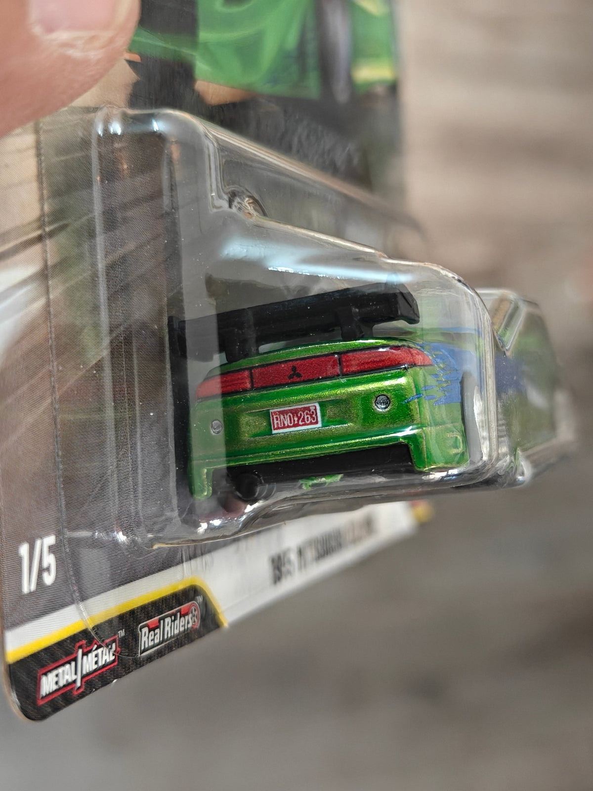 Premium Hot Wheels 1995 Mitsubishi Eclipse - Fast & Furious 25 Years (Imported) - Kinder Logs