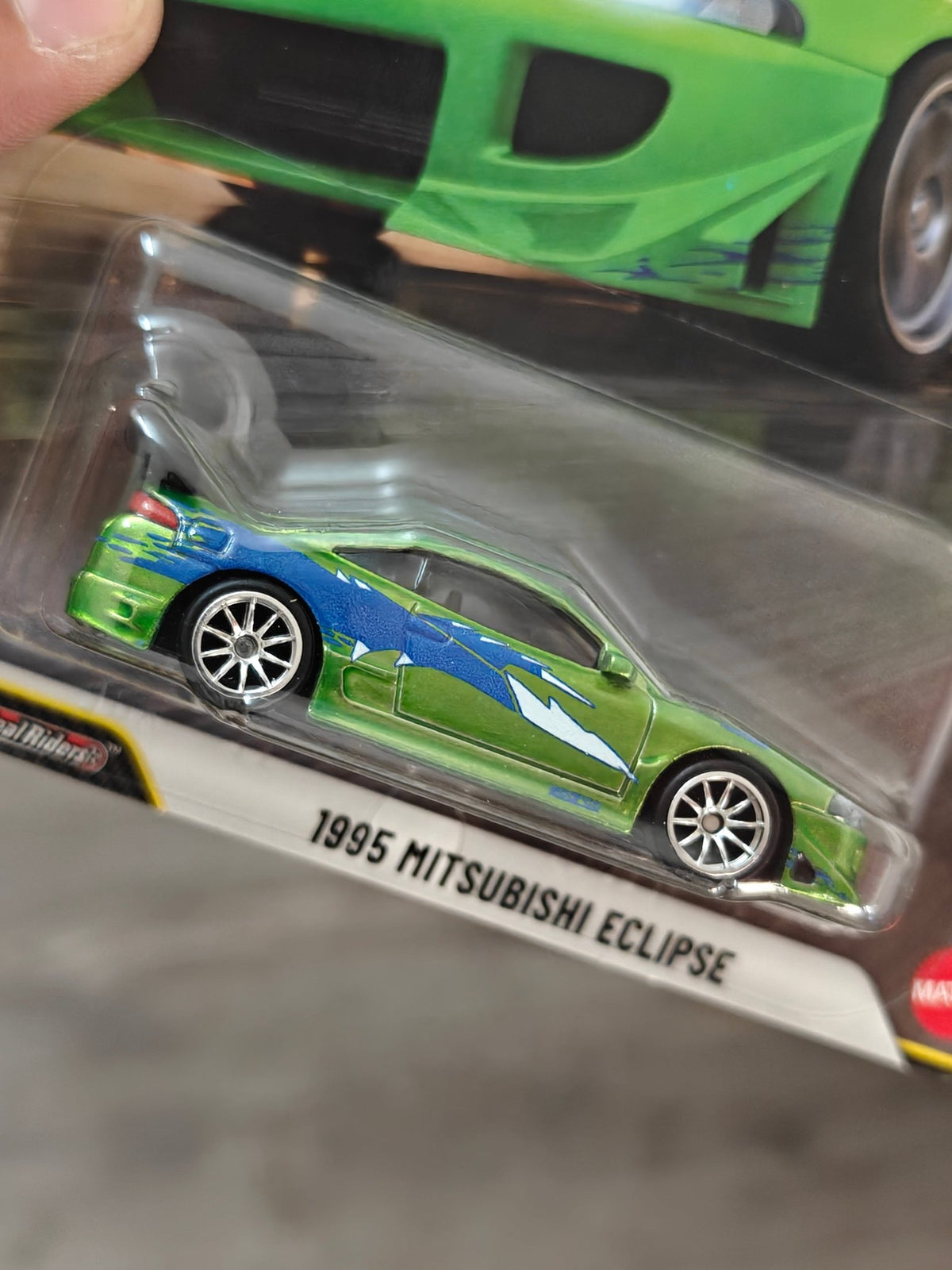 Premium Hot Wheels 1995 Mitsubishi Eclipse - Fast & Furious 25 Years (Imported) - Kinder Logs