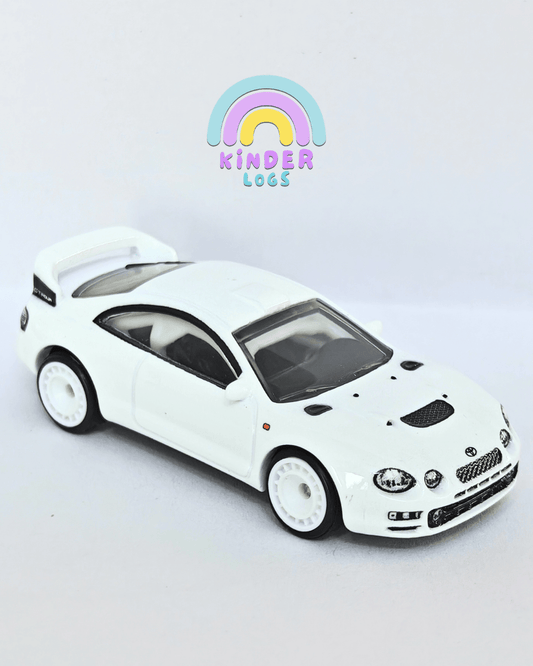 Premium Hot Wheels 1995 Toyota Celica GT-Four - White (Uncarded - New) - Kinder Logs